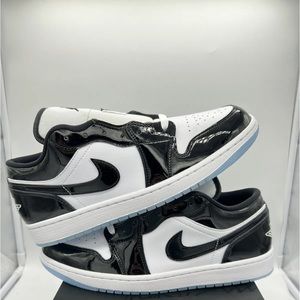 Brand New Air Jordan 1 SE Concord White and Black Sneakers size 6Y women 7.5